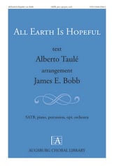 All Earth Is Hopeful SATB choral sheet music cover